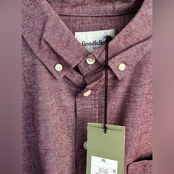 Goodfellow & Co Men’s XL button Down NEW - Picture 4 of 5